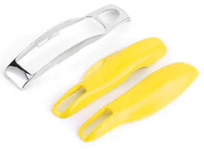 Immagine prodotto di Custodia protettiva per portachiavi, compatibile con Porsche Macan/Cayenne/Panamera. Realizzata in ABS resistente, facile da installare e dal design moderno. Copertura per chiavi