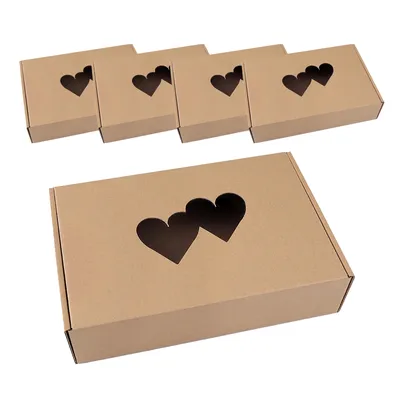 5x Geschenkschachtel 25x17x6cm