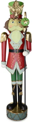 Produktbild von Deko-Nussknacker | 2 m groß | Metall | XXL Weihnachtsfigur | 18389