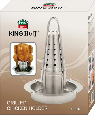 Image de Kinghoff grille de rôtissage de poulet entier KH1880
