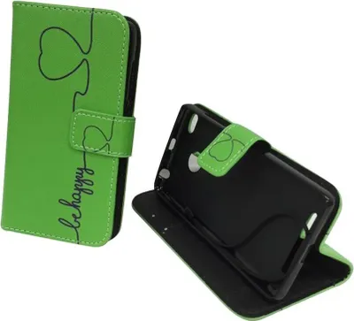 Produktbild von Handyhülle Tasche für Handy Xiaomi Redmi 3s Be Happy Grün