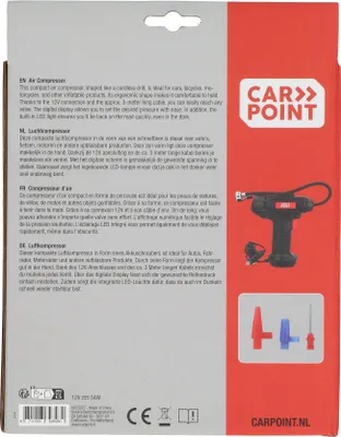 Obrázek produktu pro Vrtací kompresor Carpoint, model 12 V/54 W