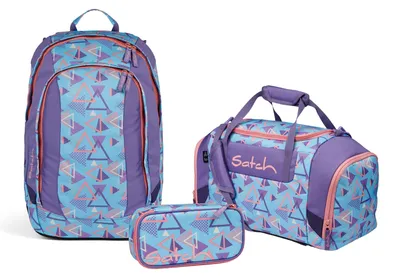 Produktbild von Satch Schulrucksack-Set AIR 80s Dance 3-teilig, Mäppchen + Sporttasche