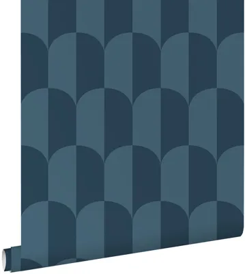 Obrázek produktu pro ESTAhome tapeta Art Decó vzor tmavě modrá 53 cm x 10,05 m