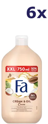 Produktbild von Fa 6x Fa 750ml Duschgel Creme&Öl Kakao