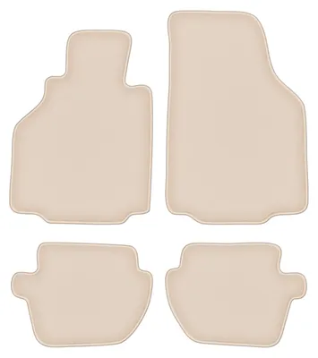 Produktbild von DURBAN Beige Velours-Fußmatten-Set für Porsche 911 typ. 996 Coupé (1997-2004)