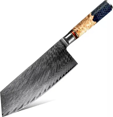 Image de Couteau de cuisine Damasquiné HO-21770 - Hachoir de qualité supérieure KP21770