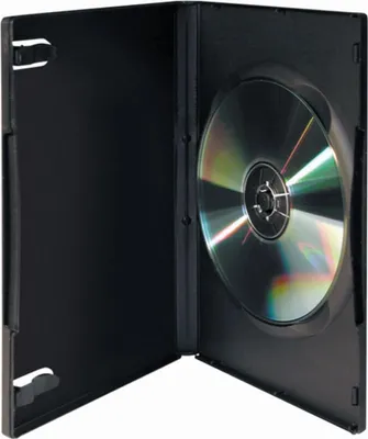 Produktbild von VIVanco™Hochwertige dünne CD/DVD Schutzhülle, 10er Pack, Robuste Medienhüllen mit Coverfenster & Booklet-Halter, in Schwarz