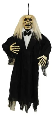 Produktbild von Skelett Zombie Bräutigam Hängefigur für Halloween