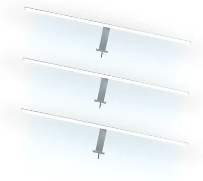Produktbild von kalb | kalb | LED Aufbauleuchte 60cm, dimmbar, 6W, 12V, mit Fußschalter 3er Set neutralweiß