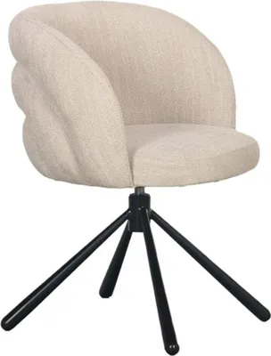Produktbild von Drehbarer Armlehnstuhl Pebble - Beige