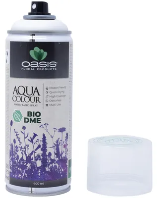 Sprühfarbe Weiß 400 ml, wasserbasiert, seidenmatt
