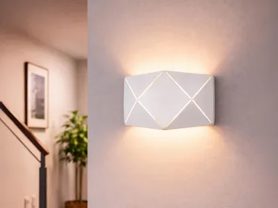 Produktbild von TRIO-Leuchten Wandleuchte ZANDOR BH 18x13 cm weiß Wandlampe
