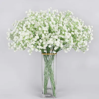 Image de Faux lierre, 12 bouquets, 53 cm, blanc, pour la décoration