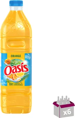 Image de Oasis Orange - 6 x 2 L