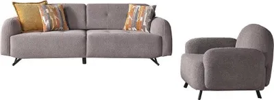 Obrázek produktu pro Sofa-Set Wohnzimmergarnitur Polstergarnitur Sitzgarnitur Couch Wohnlandschaft
