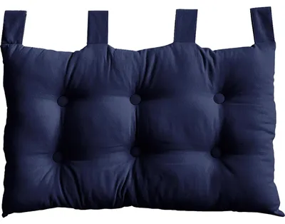 Produktbild von Kopfpolster, Stoff, 70 x 9 x 45 cm, Marineblau