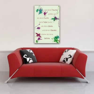Immagine prodotto di Lascia che i tuoi sogni... - Stampa d'arte motivazionale - Poster Print - Dimensioni cm