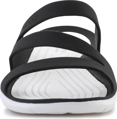 Produktbild von Crocs Swiftwater, Weiblich, Erwachsener, Rutschen, Schwarz, Weiß, Einfarbig, 38 - 39