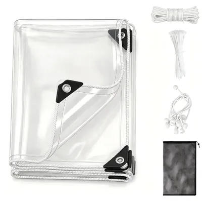 Produktbild von Transparente Folie, 240 g/m², 2,4 x 3 Meter