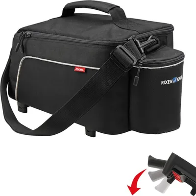 Produktbild von Klickfix Gepäckträgertasche Rackp. Light sschwarz, 37x19x18cm, 8ltr, Uniklip