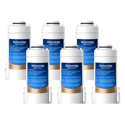 Image de Filtres de remplacement Waterdrop compatibles avec toutes les carafes de filtration d'eau instantanée Waterdrop, modèles WD-ED01W, WD-ED01B, WD-ED02, WD-ED04 (lot de 6)