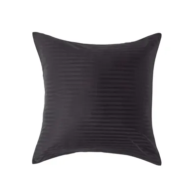 Produktbild von HOMESCAPES Kopfkissenbezug Fadendichte 330 Schwarz, 60 x 60 cm