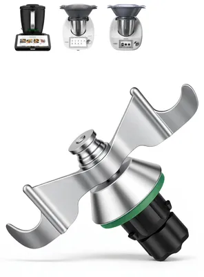 Ersatzmesser für Thermomix TM5/TM6/TM7, Edelstahl, 2-in-1