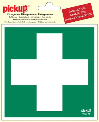 Obrázok produktu pre Pictogram Vinyl 15x15cm Prvá pomoc