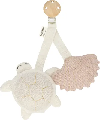 Produktbild von Baby Bello Tily The Turtle Kinderwagenkette Pink | Kinderwagen Spielzeug