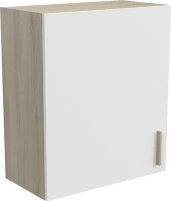 Produktbild von Hängeschrank >Origan< in Kronberg Eiche/ matt weiss - 60x70x30 (BxHxT)