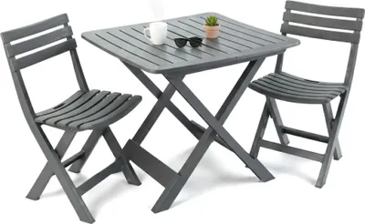 Immagine prodotto di Viticuso - set Salotto da Esterno, Nero Antracite, 2 Posti  Italy