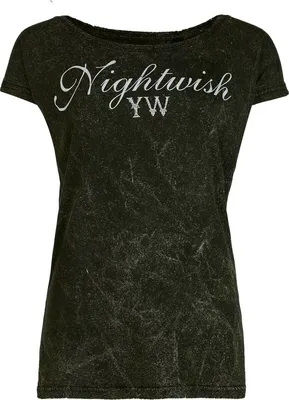 Produktbild von Nightwish T-Shirt Damen Yesterwynde Boat oliv Band-Merch, Bands 100% Baumwolle L