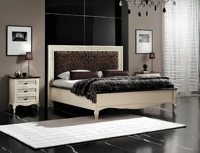 Produktbild von Doppelbett Massivholz Schlafzimmer Betten Design Bett Möbel Vaccari cav giovanni