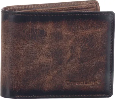 Produktbild von GreenLand Nature Leder Geldbörse MASCU & LINE Wallet RFID Brown braun