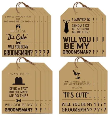Image de Kit DIY pour cartes d'invitation - 80 étiquettes vierges avec ficelle - 5 x 7 cm pour un mariage