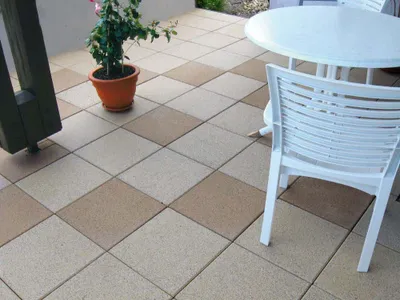 Produktbild von Diephaus Betonwerk GmbH Terrassenplatte Rusto Sandstein