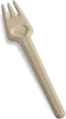 Produktbild von Zuckerrohrgabeln 16,2 cm 50 Stück.