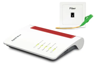 Produktbild von Box 5530 Fiber XGS-PON, Wi-Fi 6 (802.11ax), Dual-Band (2,4 GHz/5 GHz), Ethernet/LAN, Weiß, Tabletop-Router