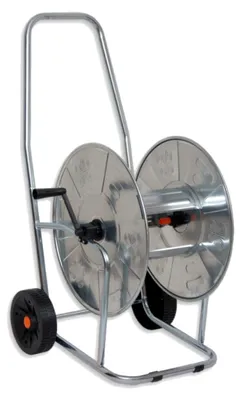 Produktbild von Metallschlauchwagen 90 m 3/4" aus verzinktem Stahl