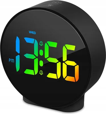 Immagine prodotto di Orologio digitale elettronico LED HD da tavolo 3D con doppia sveglia