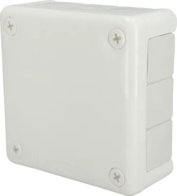 Produktbild von Aufputzdose 98x98x42mm IP55 12 Leitungseinführungen Gummimembranen weiß VP-41 EDO777925 EDO Technic