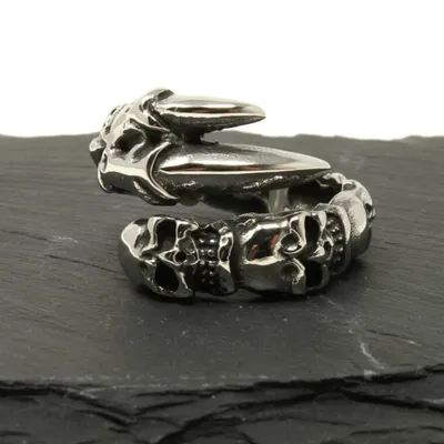 Produktbild von Ring Silber aus Edelstahl - BEAST CLAW 68