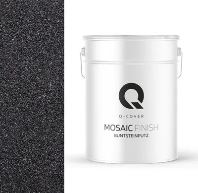 Immagine prodotto di INTONACO DI PIETRA COLORATA | Nero 25 kg | INTONACO MOSAICO | INTONACO DI BASE INTONACO DECORATIVO INTONACO INTERNO ED ESTERNO INTONACO DI FACCIATA INTONACO FINITO INTONACO FINITO INTONACO SUPERIORE