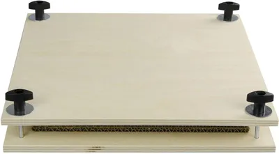 Produktbild von Blumenkasten, aus Birkensperrholz, mit 4 Kartoneinsätzen, 300 x 300 x 9 mm