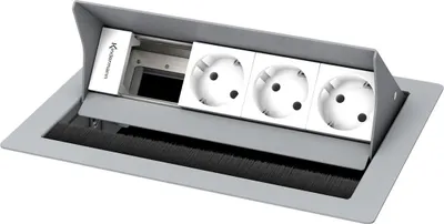 Produktbild von Kindermann CablePort standard² 4-fold - Steckdosengehäuse