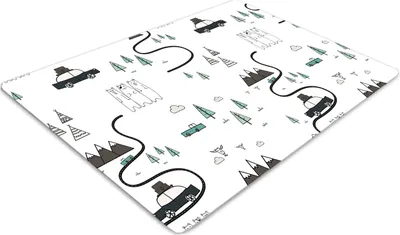 Produktbild von Stuhlunterlage Bürostuhlunterlage 120 cm x 90 cm Bodenmatte Bürostuhlunterlage - Reisethema