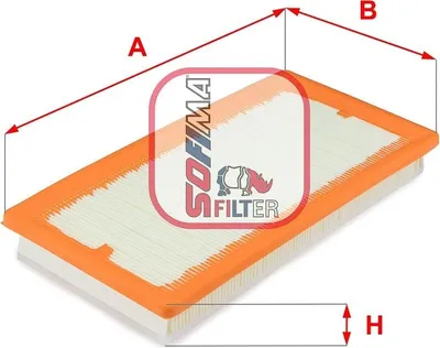 Produktbild von Luftfilter SOFIMA S 3376 A für FIAT 500 (312) Filtereinsatz