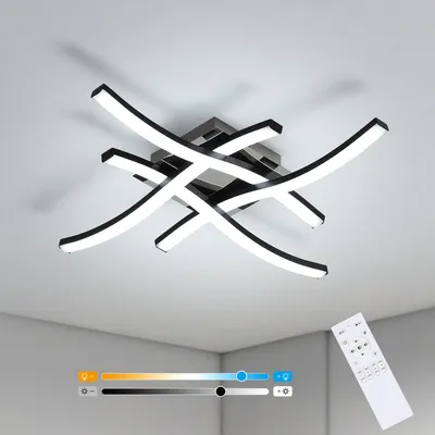 Produktbild von Comely 28W 3200LM DecKenlampe LED Dimmbar mit Fernbedienung 3000K-6500K