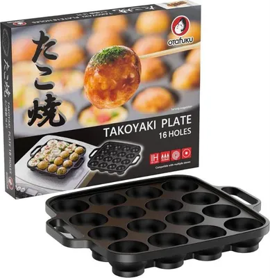 Produktbild von Otafuku | Takoyaki-pfanne - 16 Löcher - Rund - Gusseisen - Japanische Küche